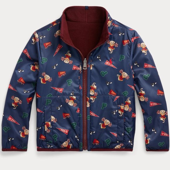 Ralph Lauren P-Layer 2 Girls Reversible Jacket Cheerleader New with Tags size 7 - Picture 1 of 5